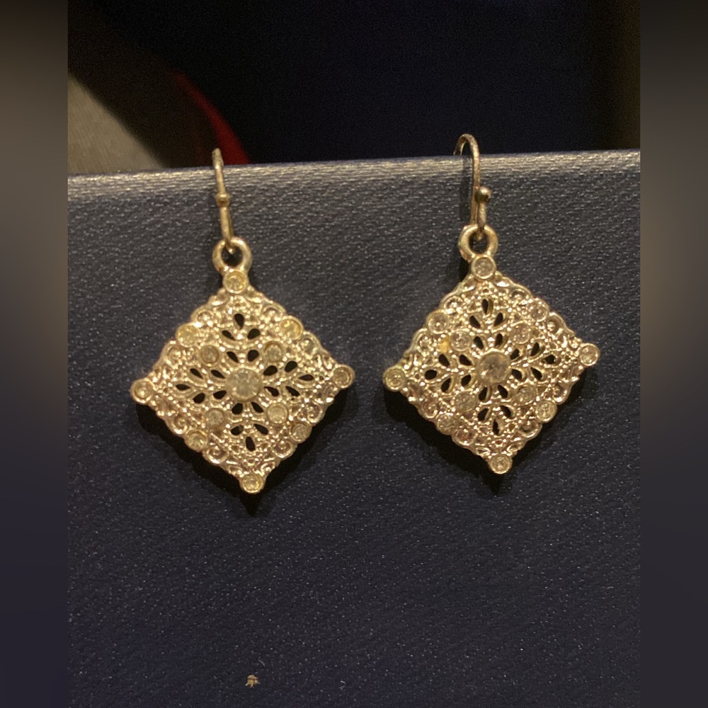 Silver earrings